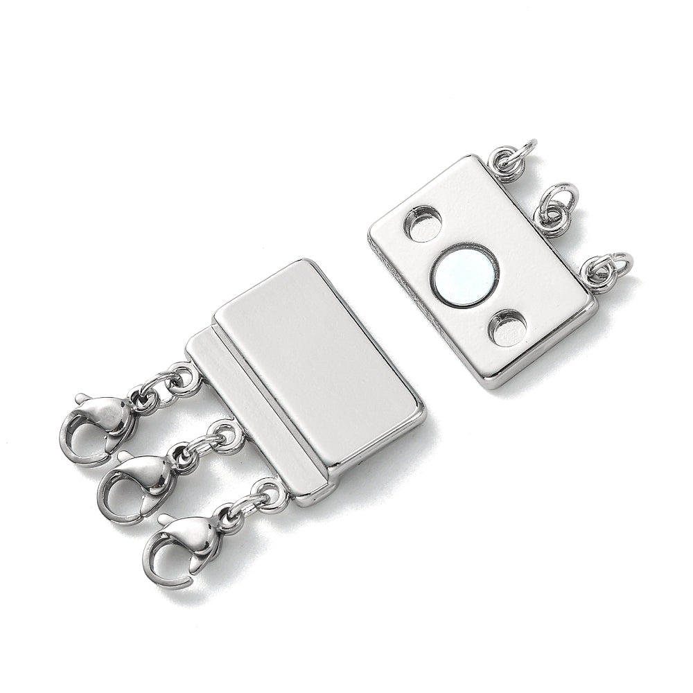 Magnetic Clasp for Layered Necklaces - 3 Layers - Choose Your Color!