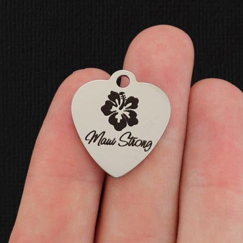 Maui Strong Stainless Steel Charms - BFS011-8171