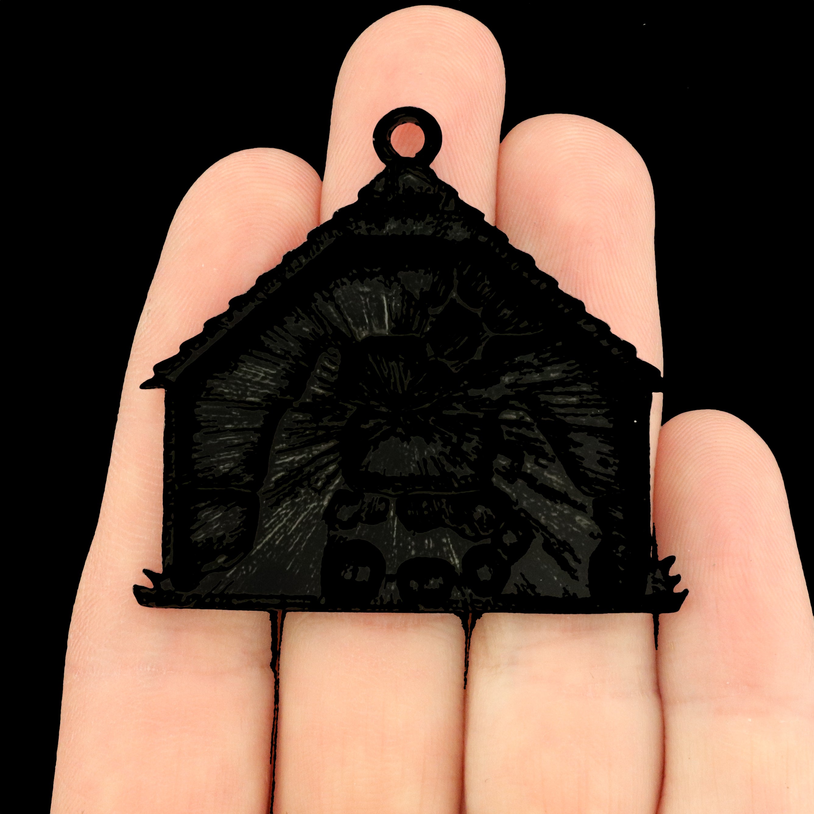 Nativity Scene Enamel Charm - E038