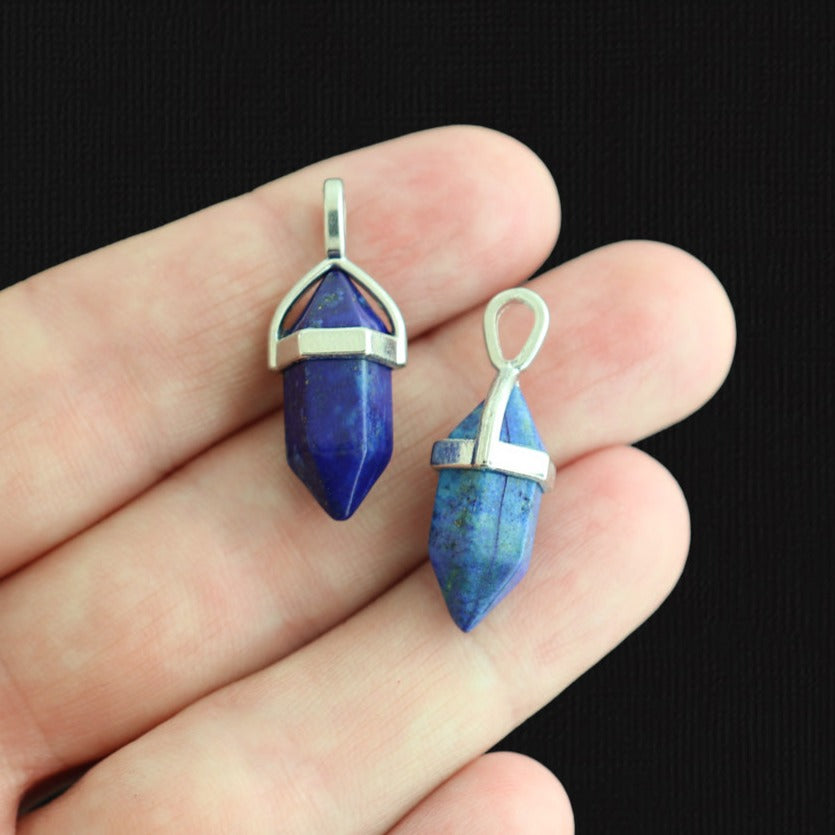 Natural Gemstone Crystal Point Pendant 3D - Choose Your Gemstone!