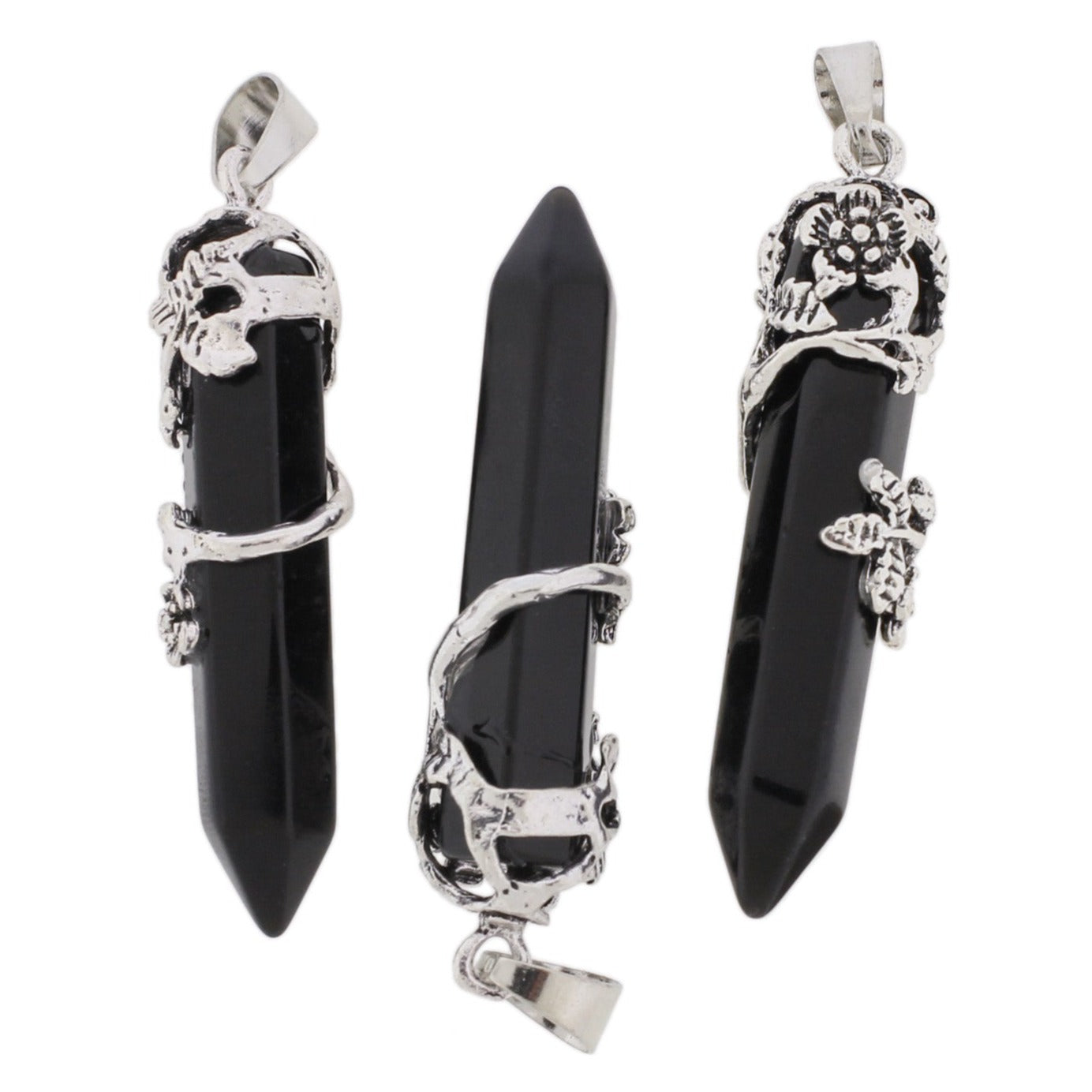 Natural Gemstone Crystal Point Pendant - Choose Your Gemstone!