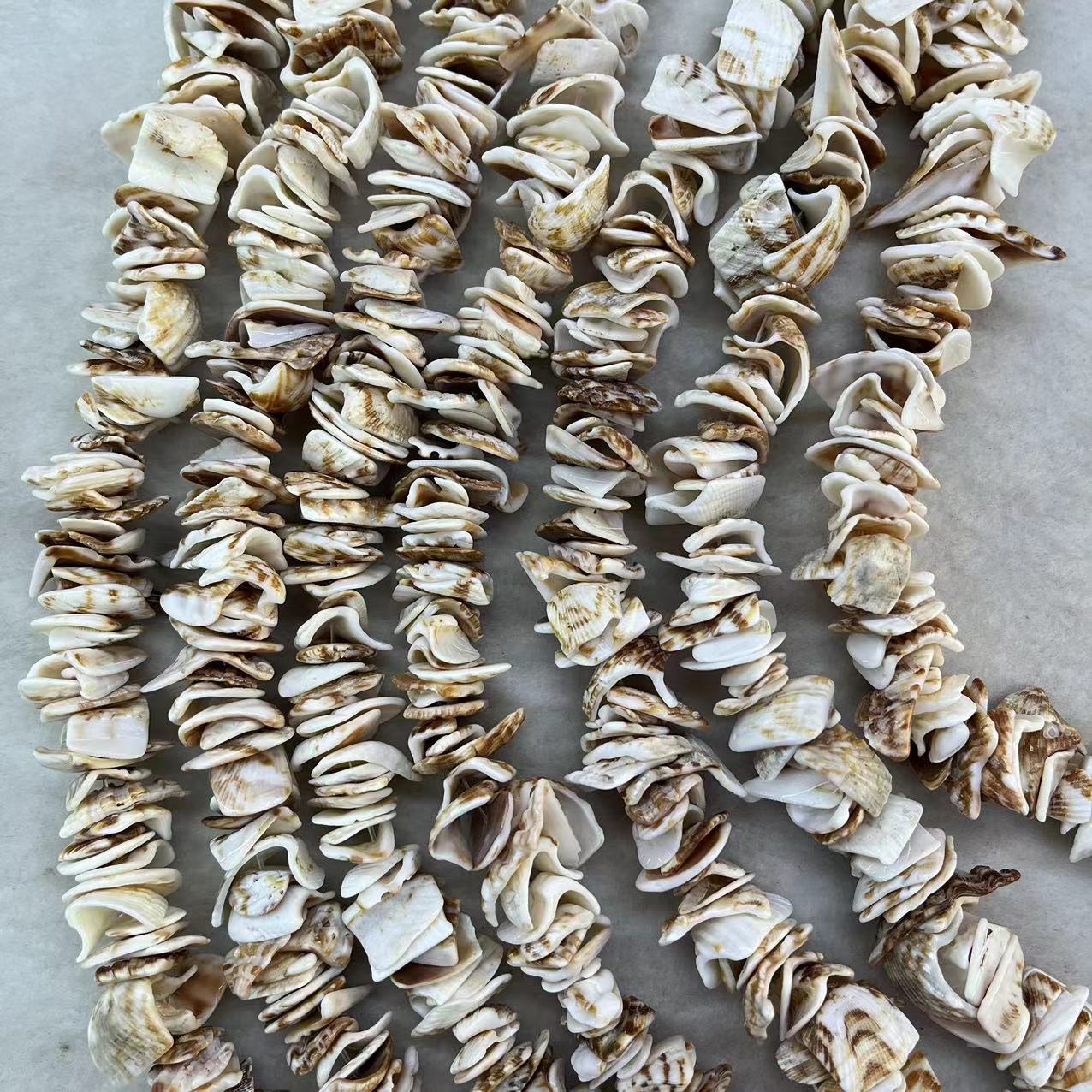 Natural Shell Beads - 12mm - 16mm - 1 Strand 112 Beads - BD1109