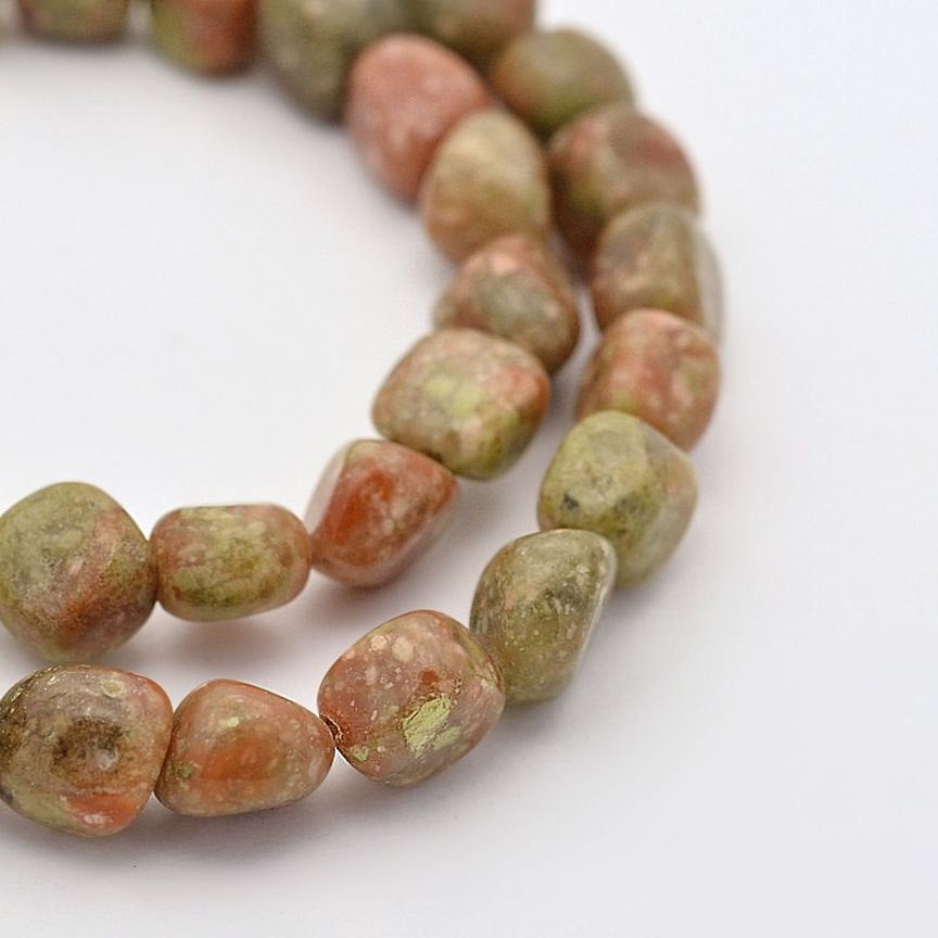 Nugget Natural Gemstone Beads - 6mm - 1 Strand 58 Beads - Choose Your Gemstone!