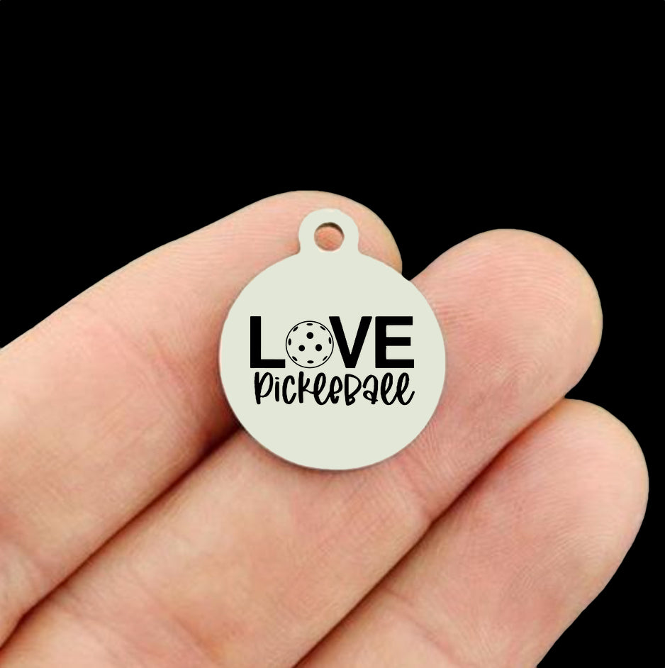 Pickleball Stainless Steel Charms - BFS001-8595