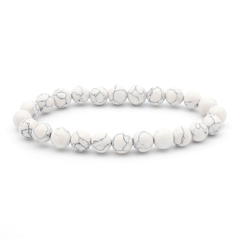 Polished Gemstone Beaded Bracelets - 8mm - Elastic - Choose from 17 Gemstones!