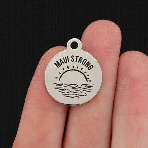 Maui Strong Stainless Steel Charms - BFS001-8169