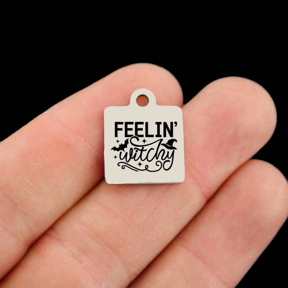 Halloween Stainless Steel Charms - Feeling Witchy