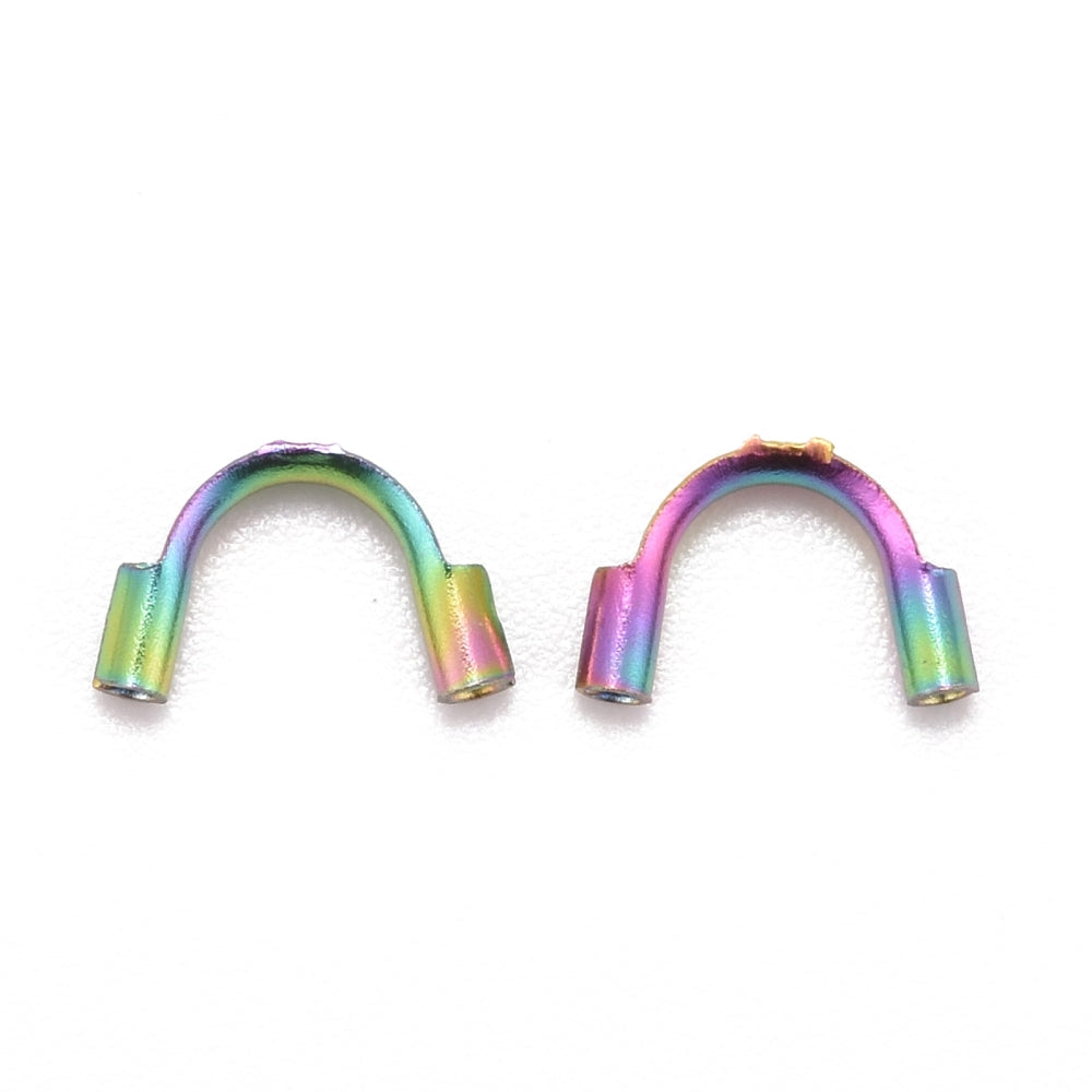 100 protecteurs de fil en laiton doré 4,5 mm Wire Guardian - Z501
