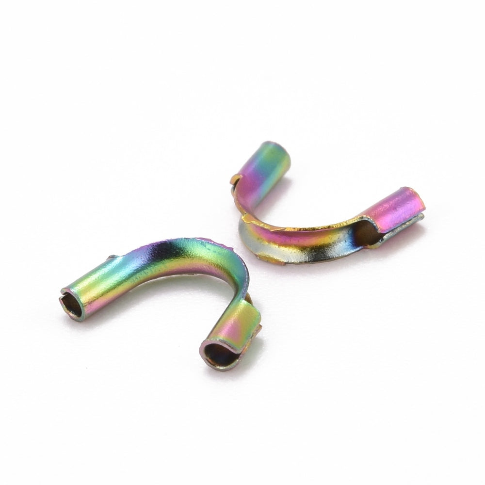 100 protecteurs de fil en laiton doré 4,5 mm Wire Guardian - Z501