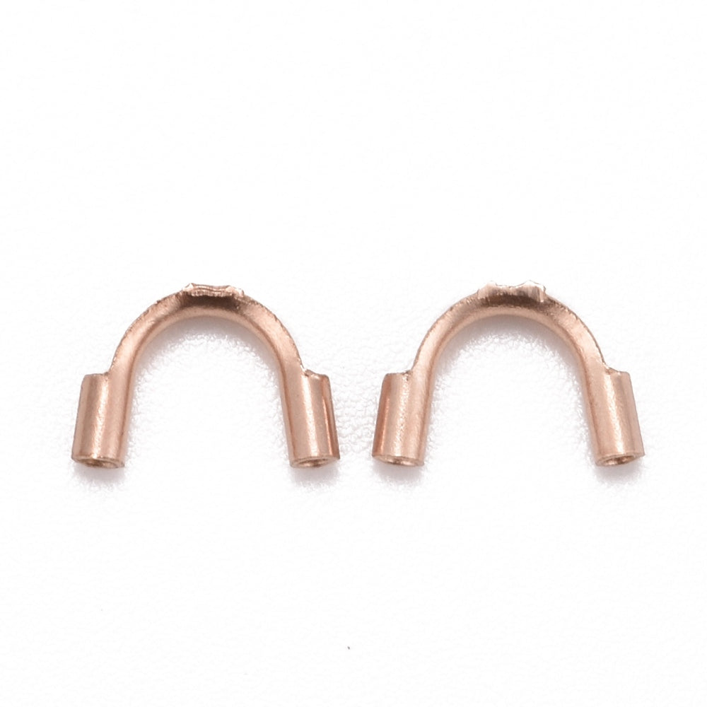 100 protecteurs de fil en laiton doré 4,5 mm Wire Guardian - Z501