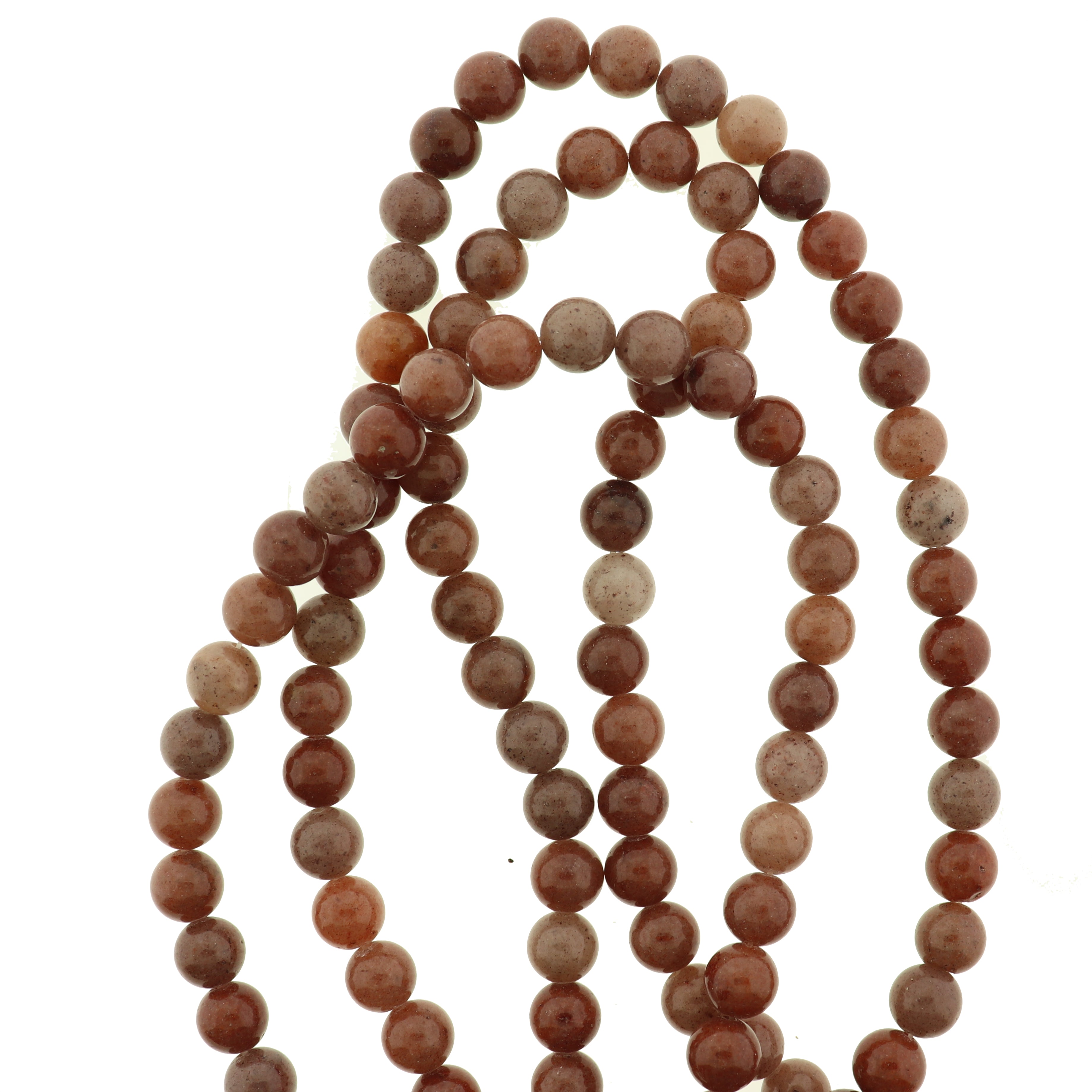 Perles d'aventurine naturelles rondes 6mm - 12mm - Choisissez votre taille - Vert clair - 1 brin complet de 15,7" - BD1792