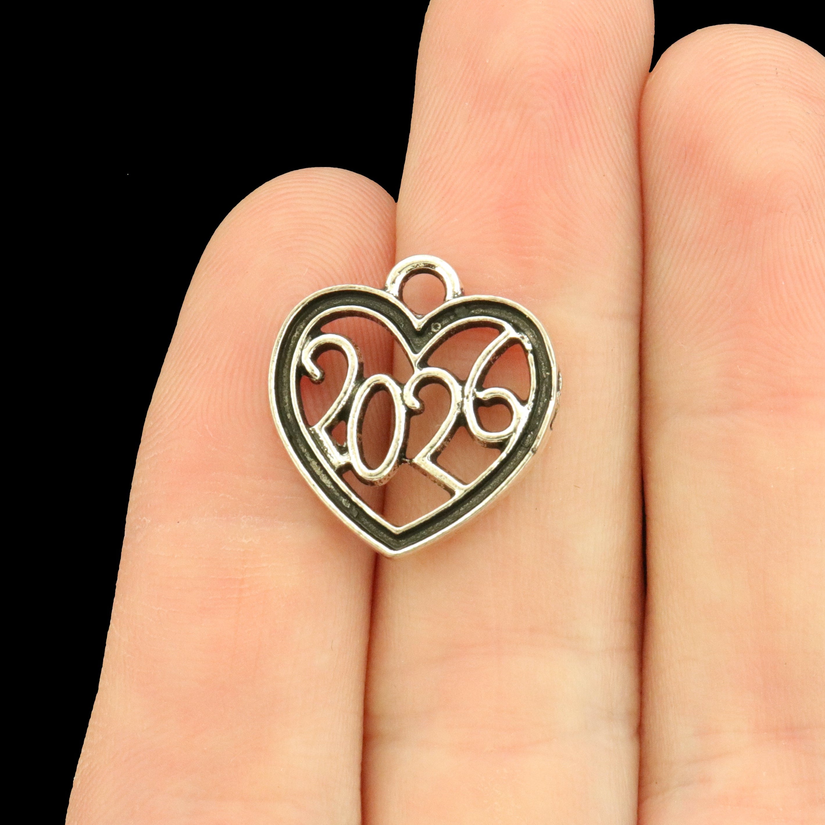 6 ans 2025 breloques argentées antiques - SC2172