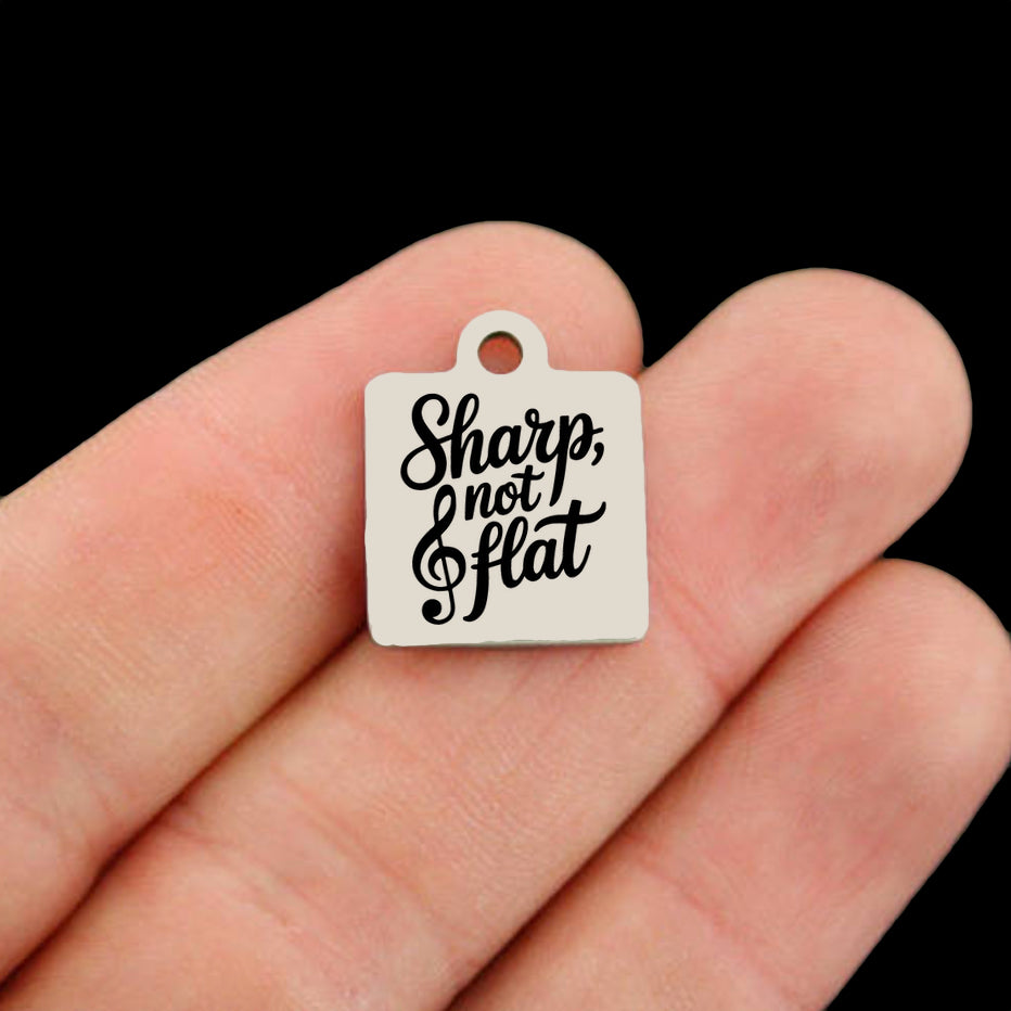 Breloques Hip Hop en Acier Inoxydable - BFS013-0154