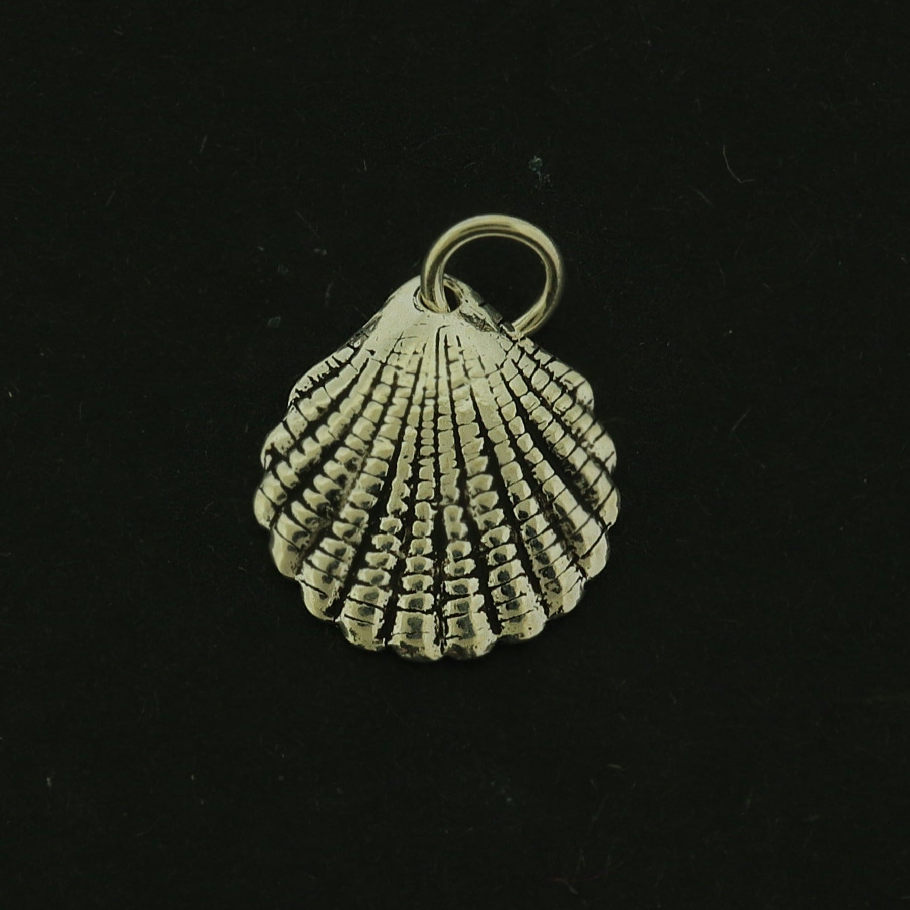 Shell Sterling Silver Charm - Beach Pendant - ST300