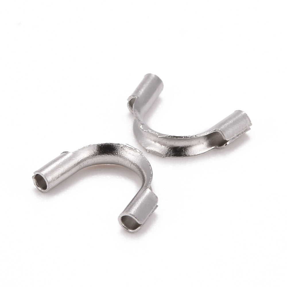 20 Hypoallergenic Surgical Stainless Steel Wire Guard Cable Protectors - Choose Your Tone!