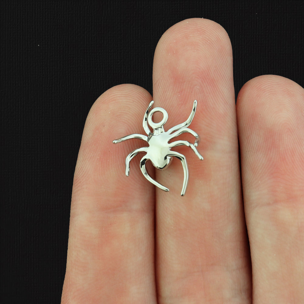 Spider Plated Copper Charms 3D - Choose Your Tone