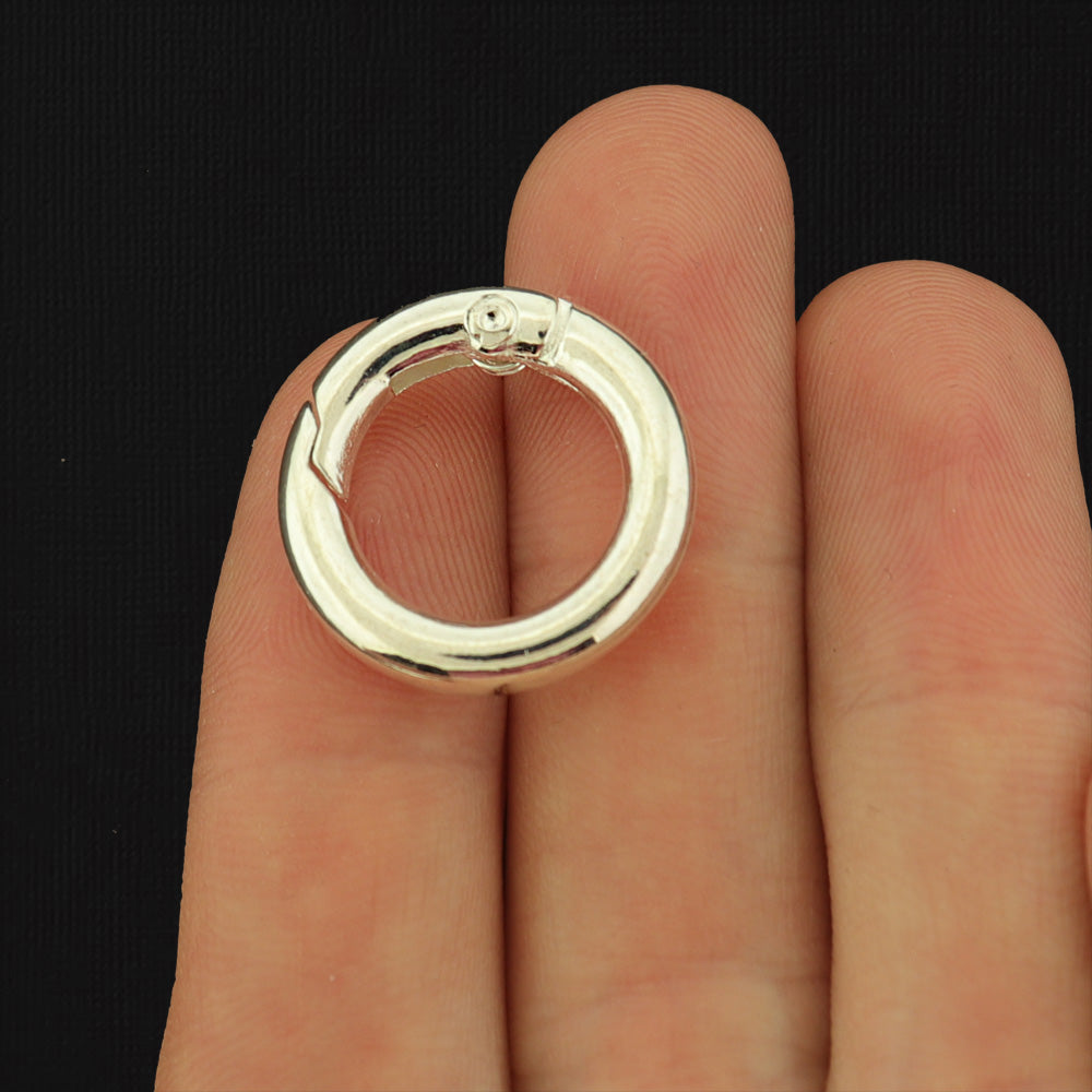 Spring Gate Clasps 20mm x 3mm - 1 Clasp - Choose Your Tone