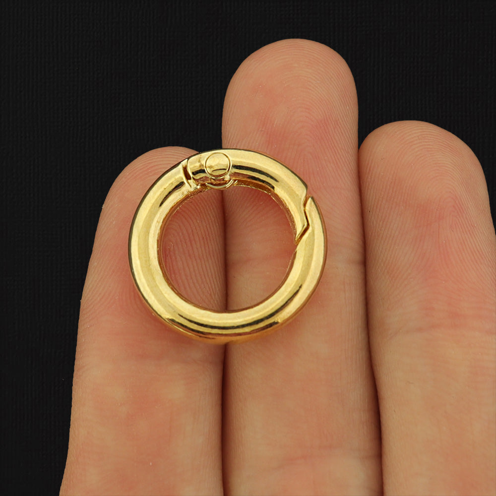 Spring Gate Clasps 20mm x 3mm - 1 Clasp - Choose Your Tone