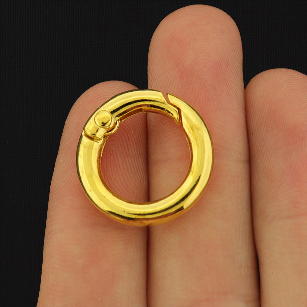 Spring Gate Clasps 20mm x 3mm - 1 Clasp - Choose Your Tone