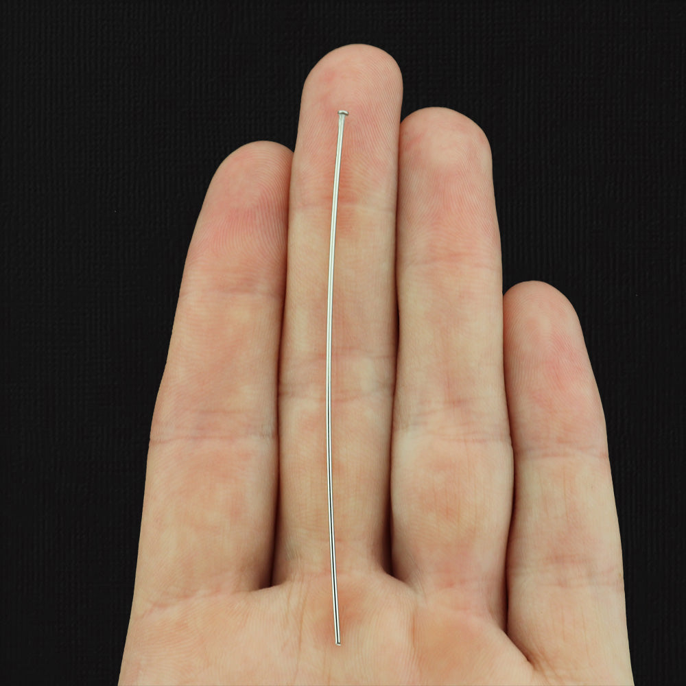 Stainless Steel Flat Head Pins - 70mm - 25 Pins - PIN04