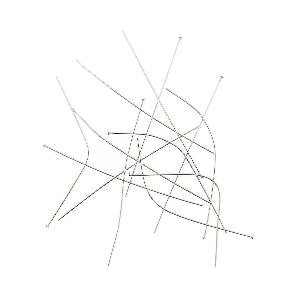 Stainless Steel Flat Head Pins - 70mm - 25 Pins - PIN04