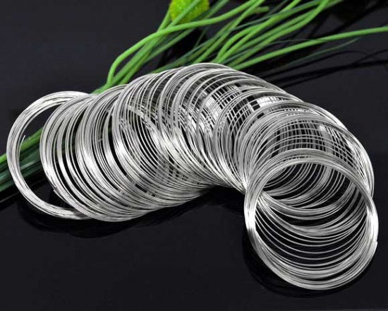 Stainless Steel Memory Wire - 200 Loops - 0.6mm Thick - Z299