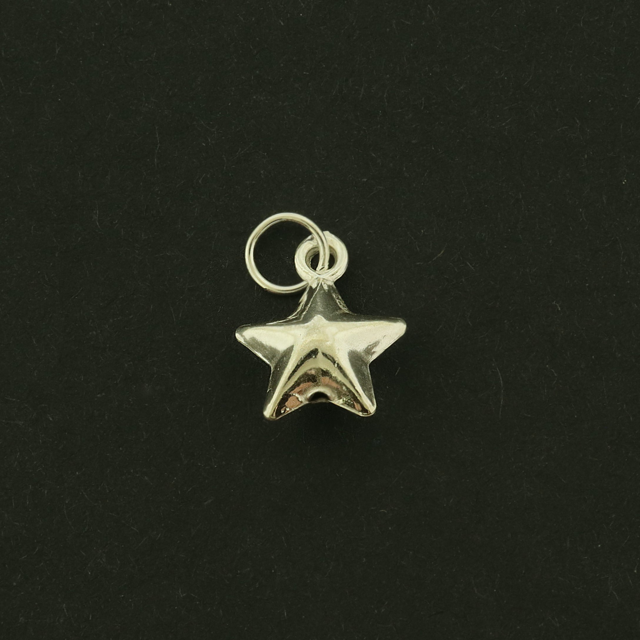 Star Sterling Silver Charms - 3D Celestial Pendant - ST092