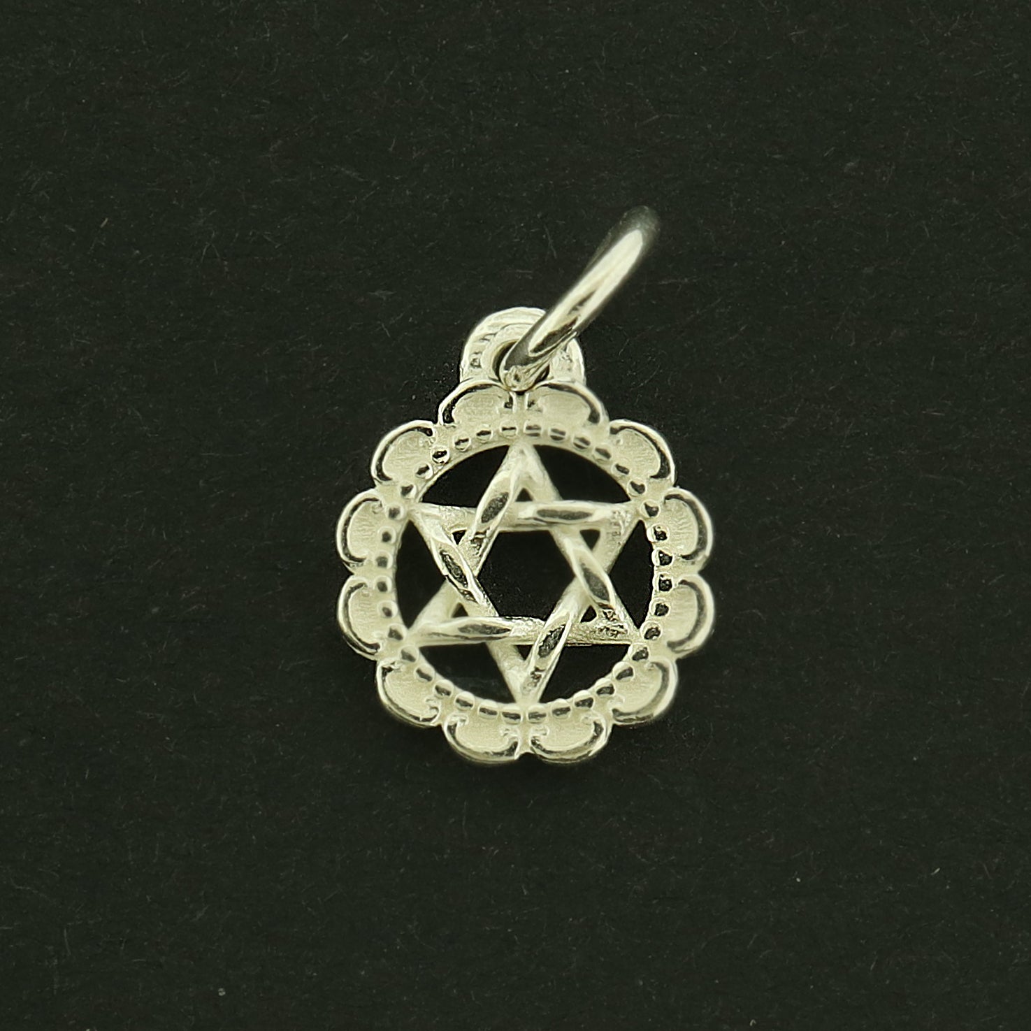 Star of David Sterling Silver Charm - ST302