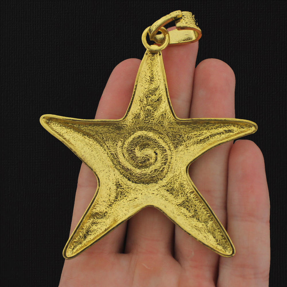 Starfish Antique Silver Tone Charm - Choose Your Tone!