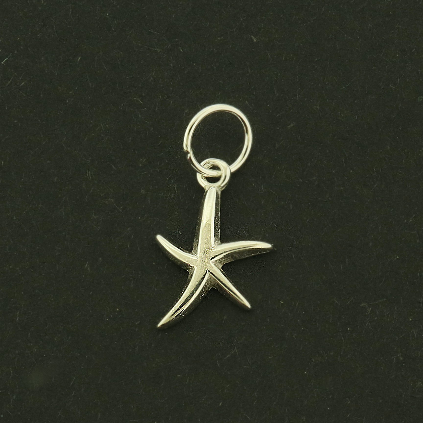 Starfish Sterling Silver Charm - Ocean Pendant - ST142