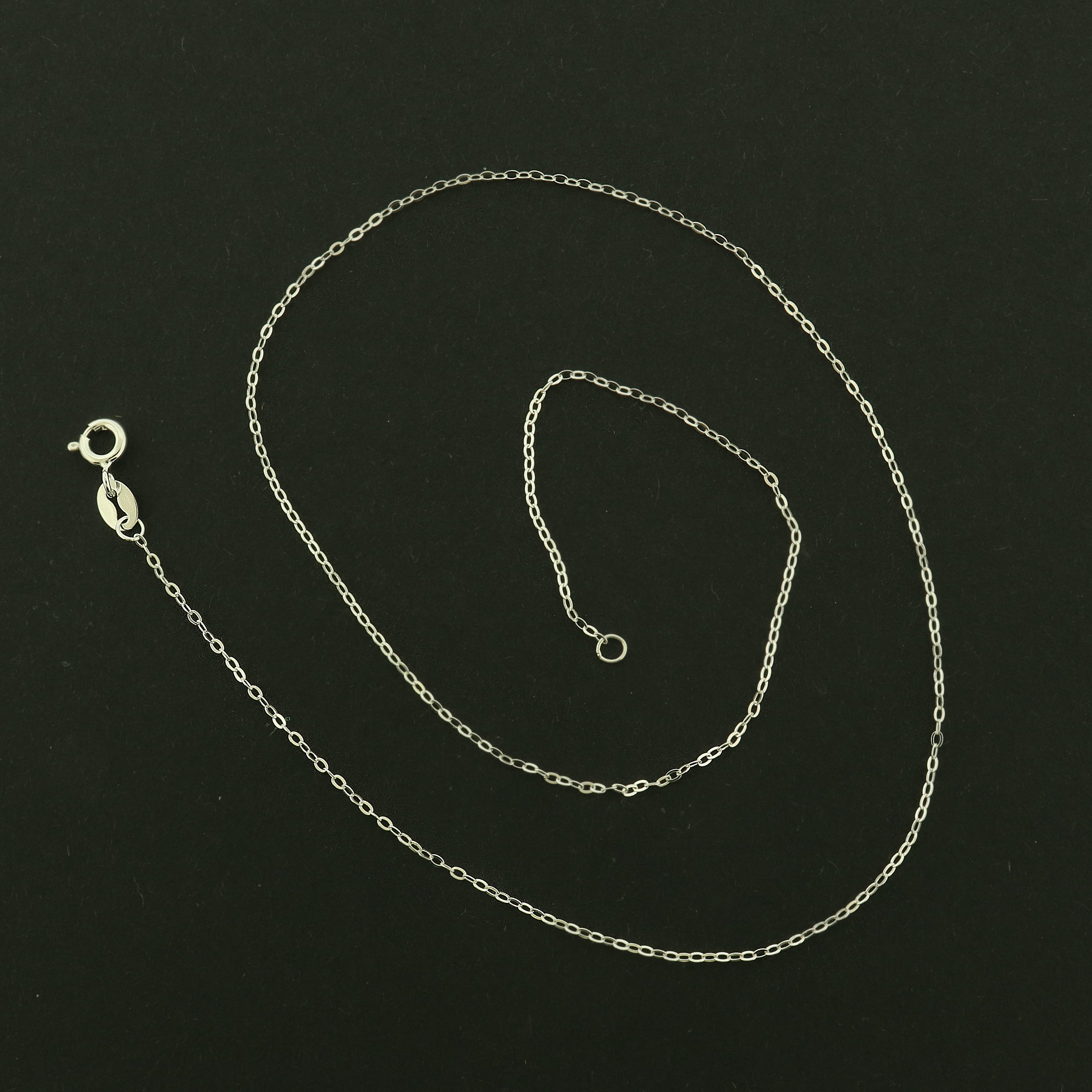 Sterling Silver Cable Chain Necklace - 1.2mm Thick - Choose Your Size!