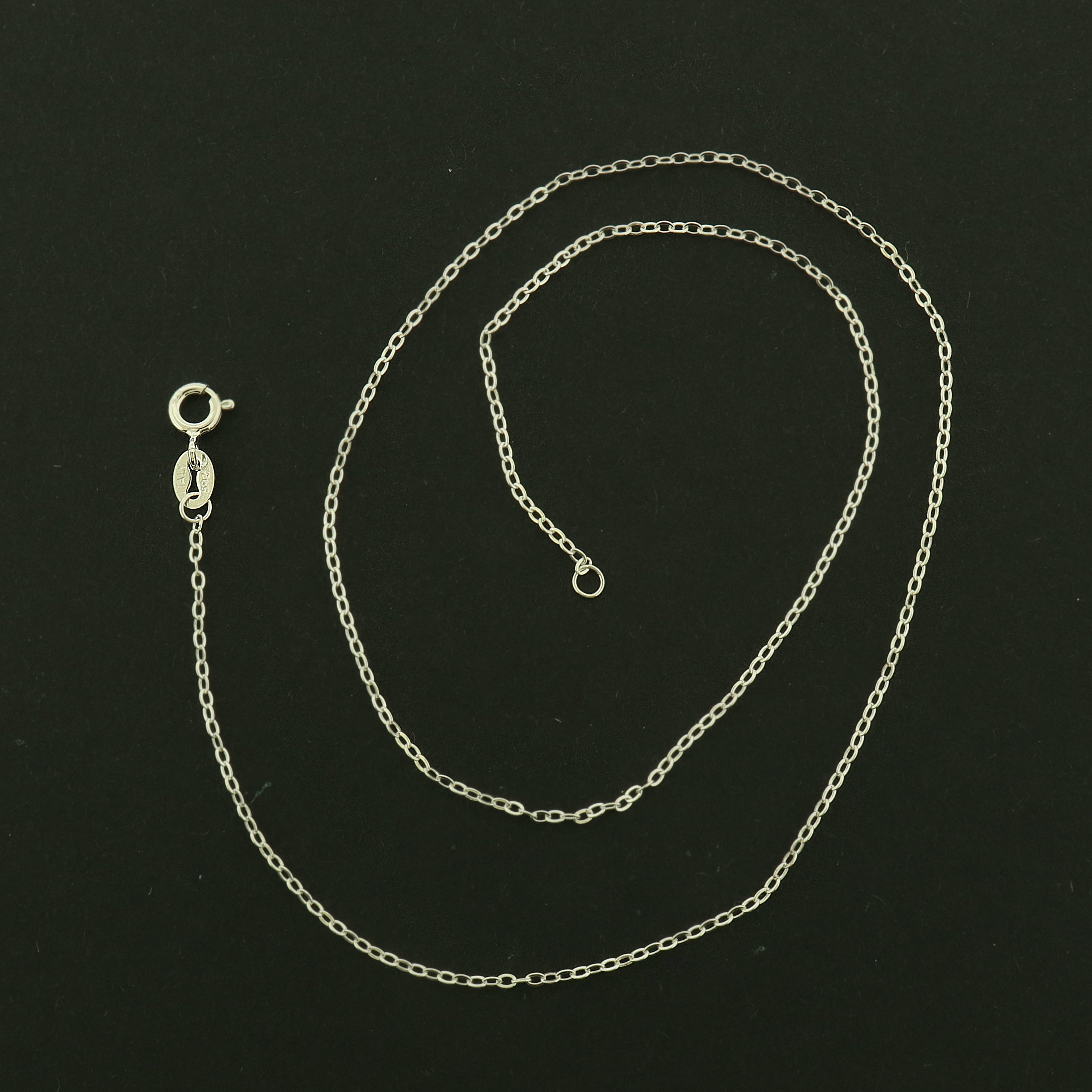 Sterling Silver Cable Chain Necklace - 1.5mm Thick - Choose Your Size!