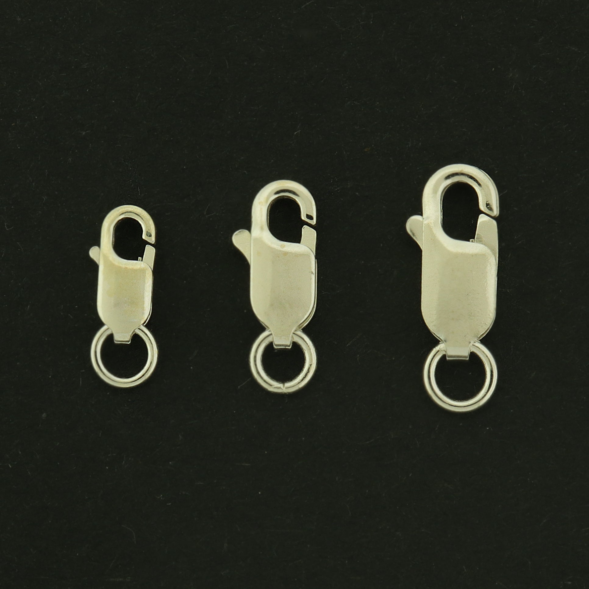 Sterling Silver Lobster Clasp - 2 Clasps - Choose Your Size!
