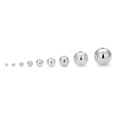 10 Sterling Silver Seamless Spacer Beads - Choose Your Size!