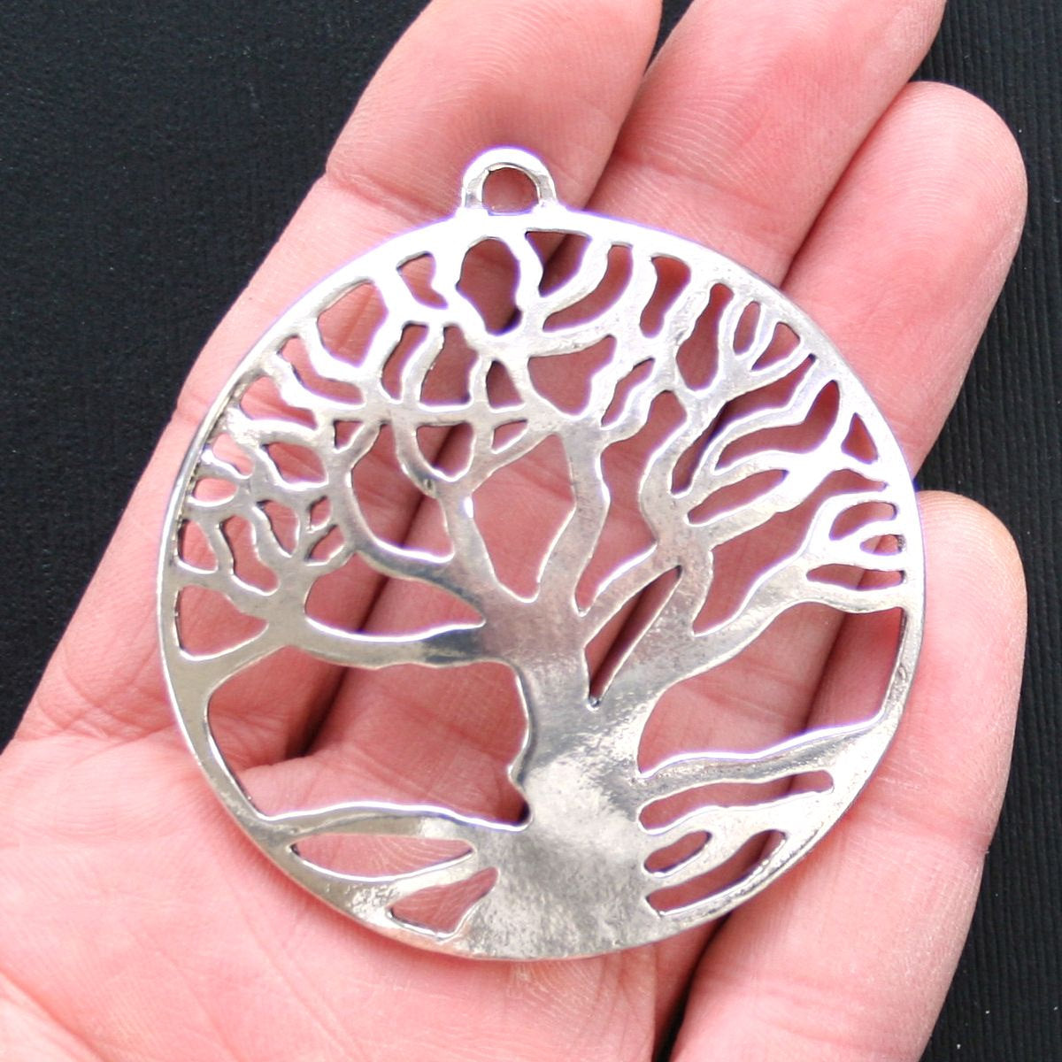 Tree of Life Antique Silver Tone Charm - SC2794