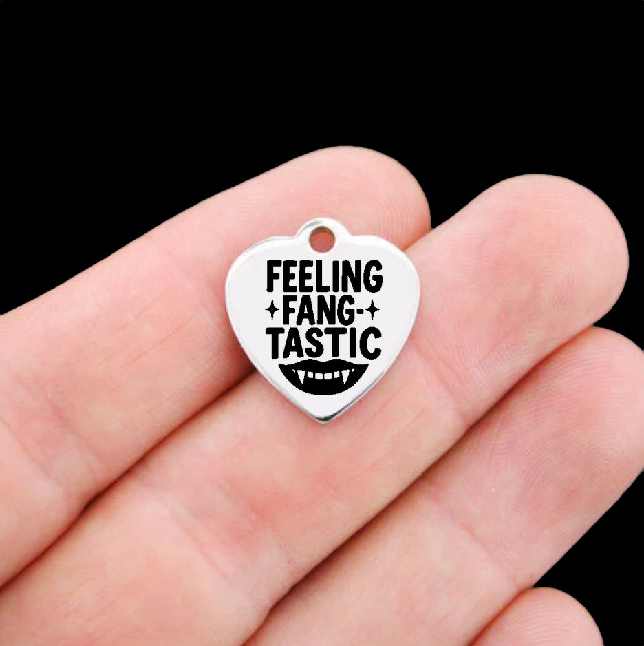 Vampire Halloween Stainless Steel Charms - Feeling FangTastic