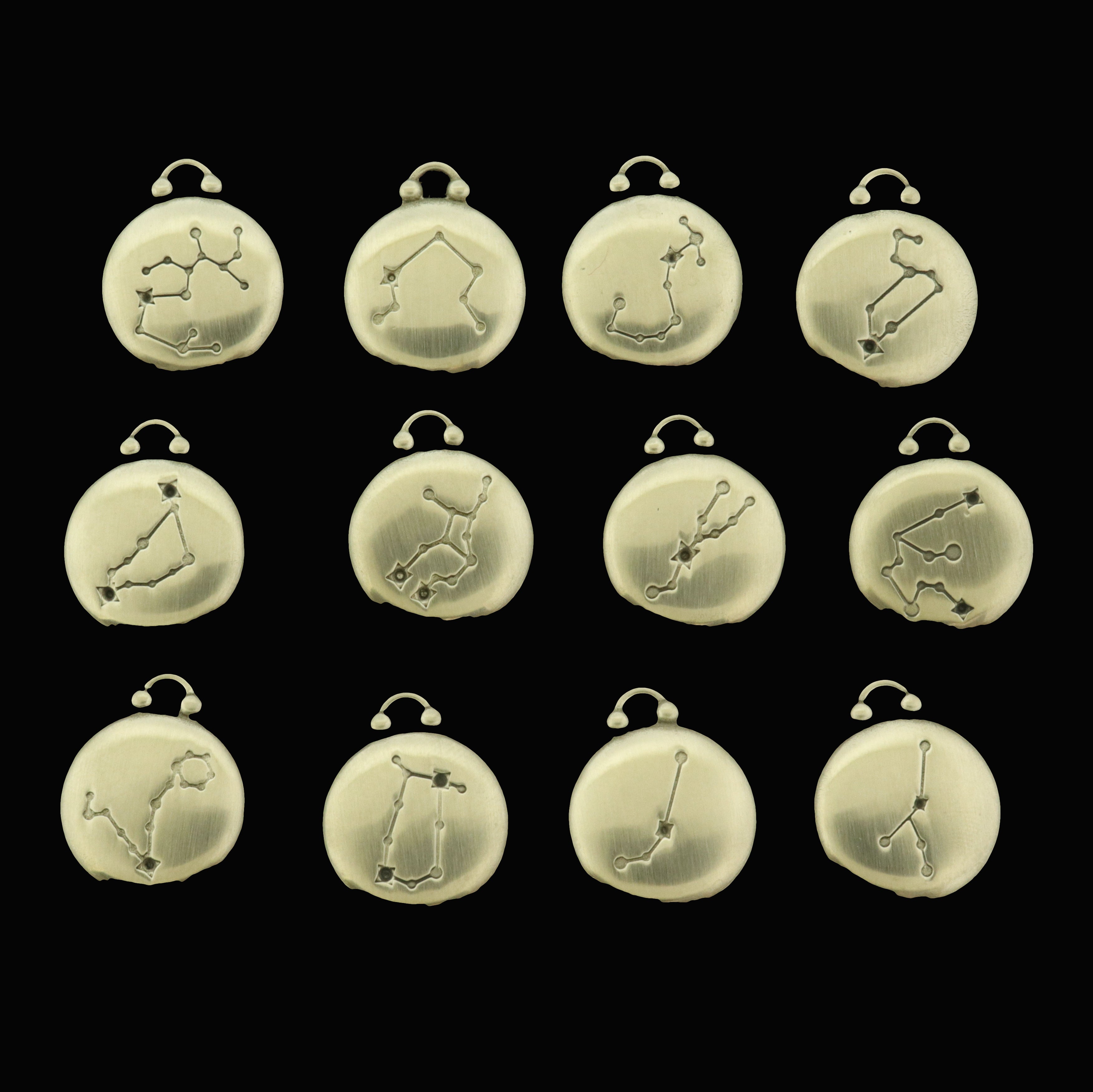 Zodiac Symbol Stainless Steel Charms - Choose Your Tone & Sign!