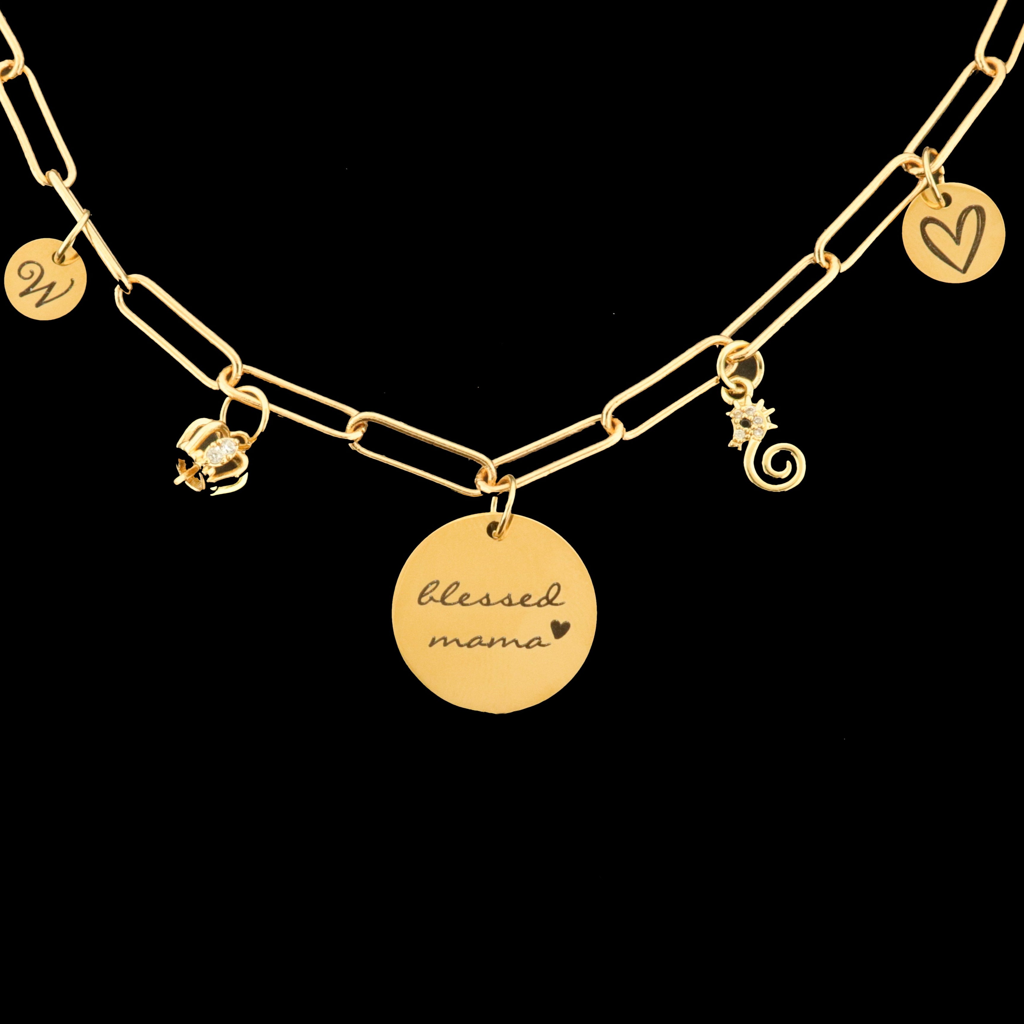 18k Gold Plated Stainless Steel Custom Charms - Choose Your Size!