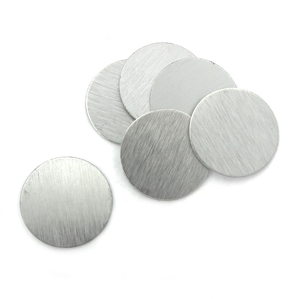 10 Aluminum Round Stamping Blanks - Silver - Choose Your Size!