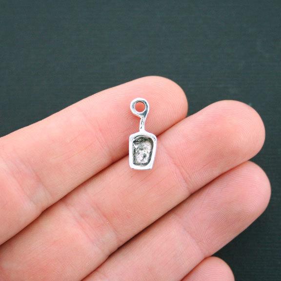 10 Computer Mouse Antique Silver Tone Charms - SC2078