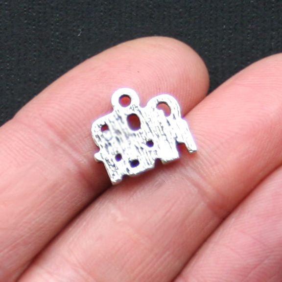 10 breloques de ton argent antique Dieu premier - SC3001