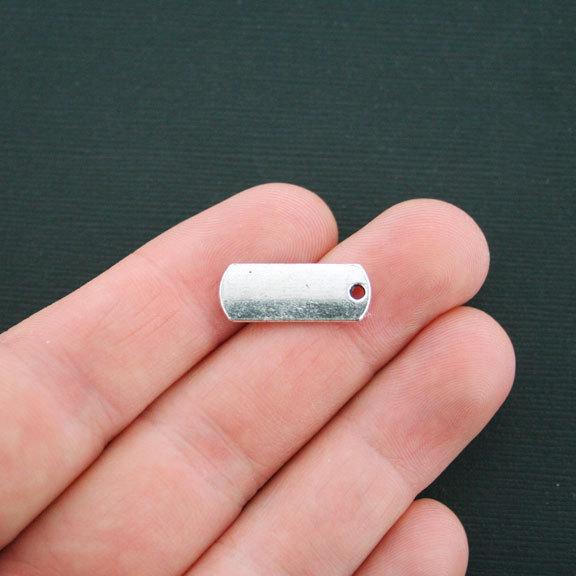 10 Inspire Antique Silver Tone Charms - SC4460