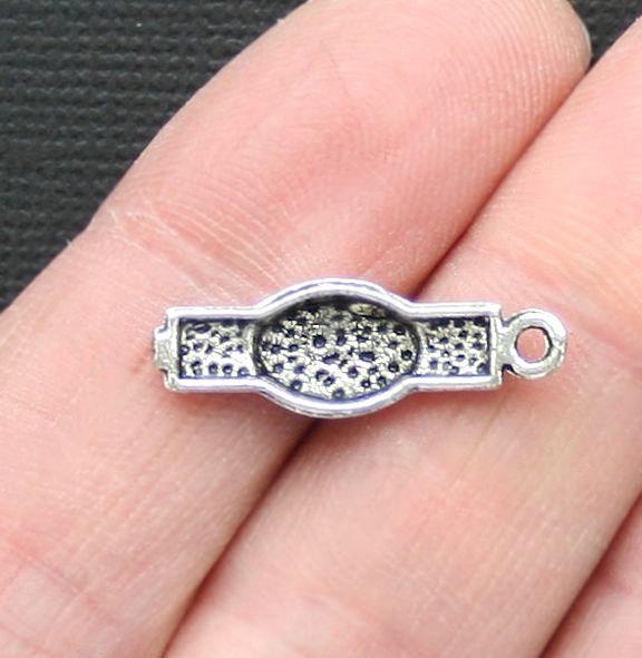 10 breloques de ceinture médiévale ton argent antique - SC3103