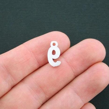 10 Number 9 Antique Silver Tone Charms - SC4431