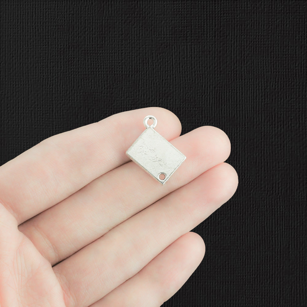 8 breloques de ton argent antique passeport - SC838