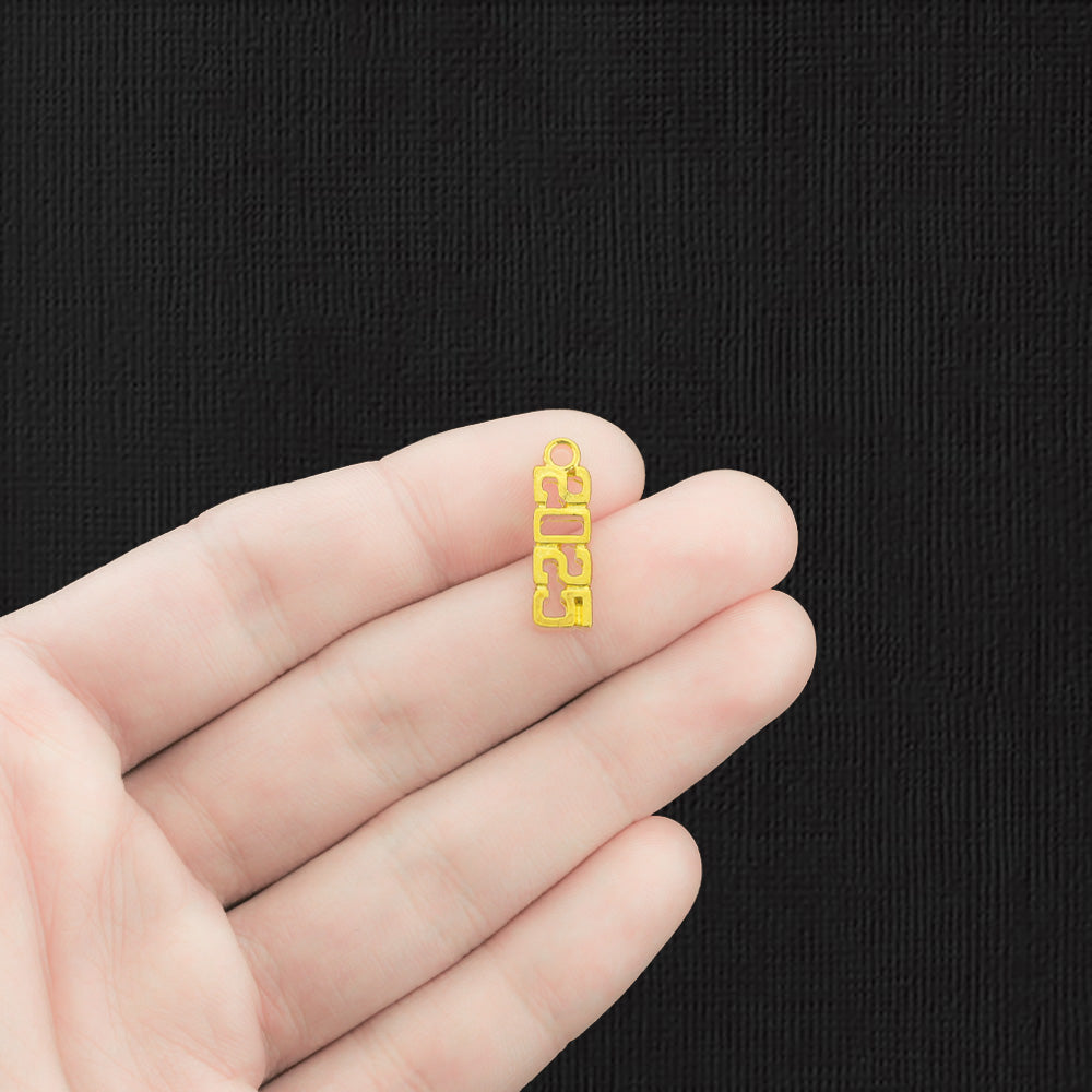 10 Year 2025 Gold Tone Charms - GC530