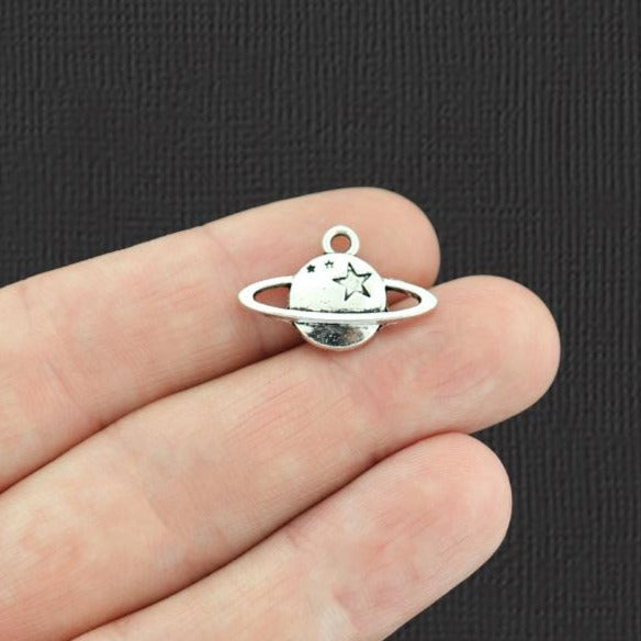 12 charmes de ton argent antique planète - SC745