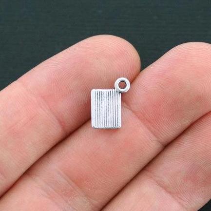 15 breloques de ton argent antique passeport - SC4281