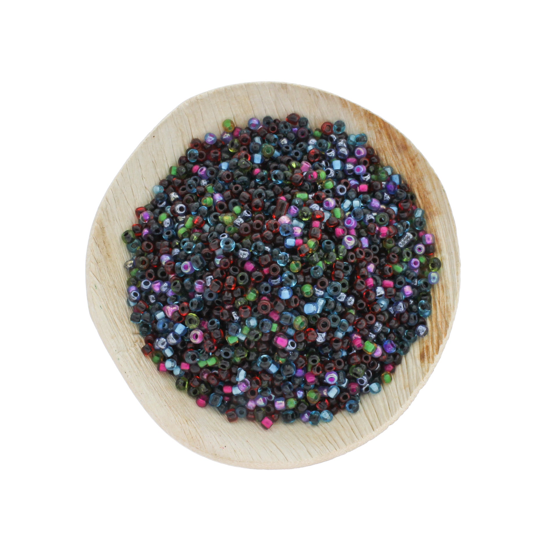 1600 Transparent Seed Glass Beads - 8/0 3mm - 50 grams - Choose Your Color!