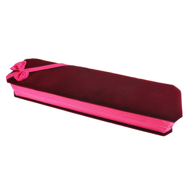 Velvet Jewelry Box - Black and Pink - 23m x 5.8cm - 5 Pieces - TL230